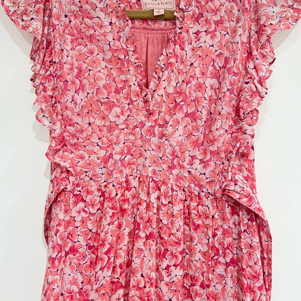 Banjanan pink floral dress